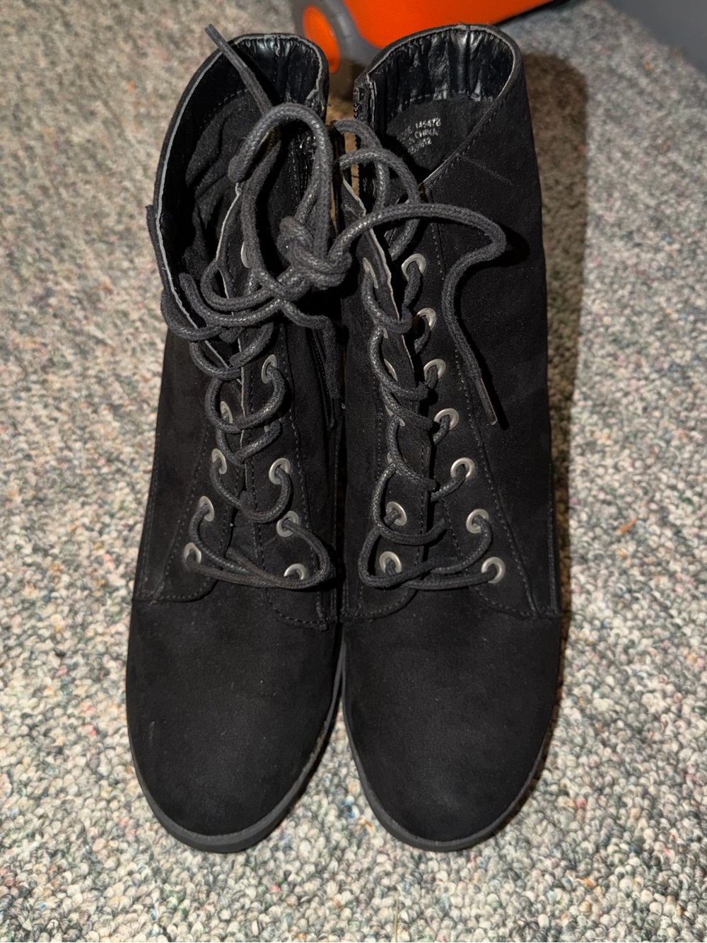 Women’s Black Lace-Up Ankle Boots - Stylish Everyday Comfort